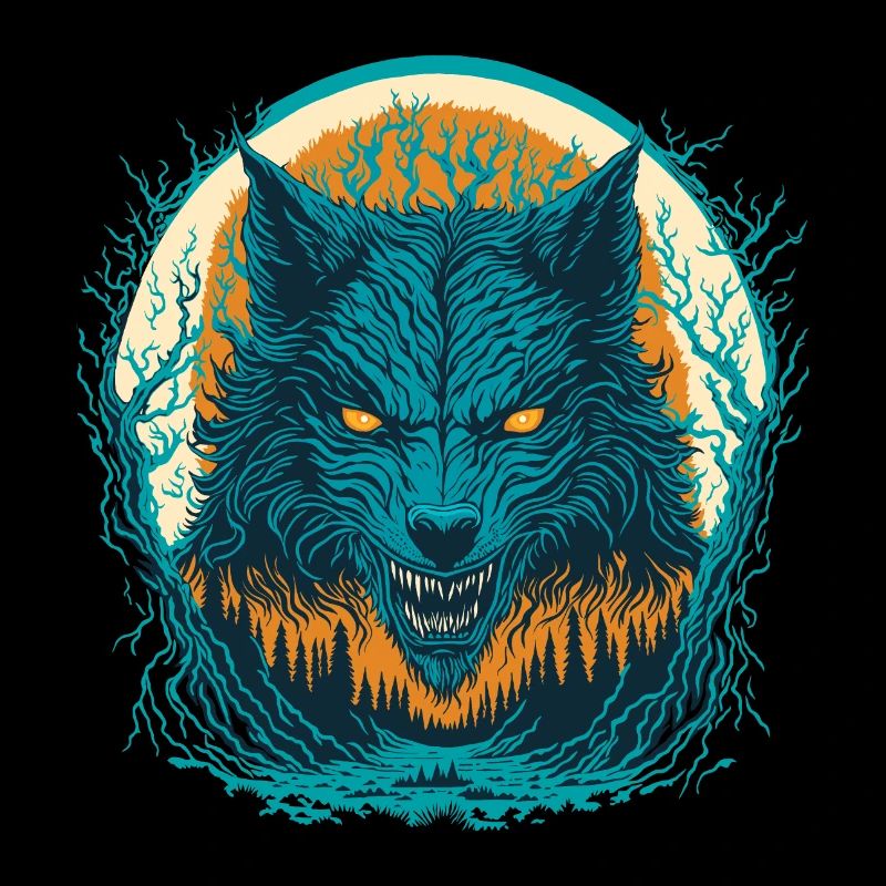 Lykanthrop Porträt - Werwolf