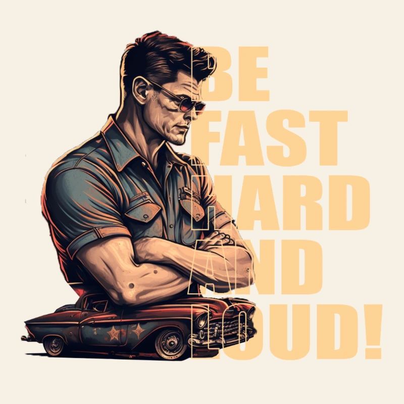 Mechaniker mit Oldtimer