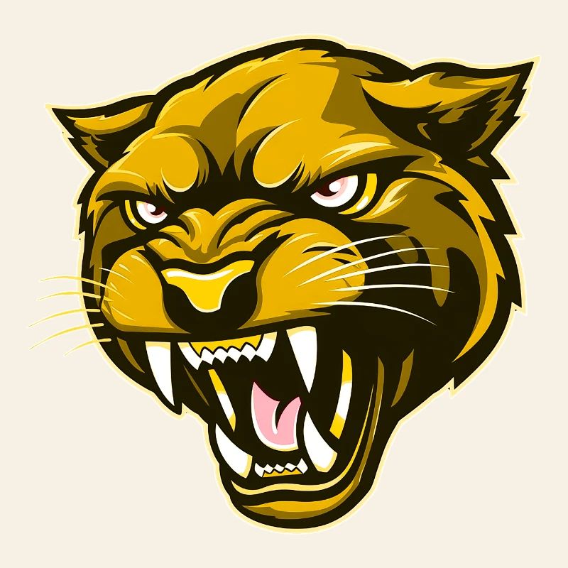 Panther Head Gold