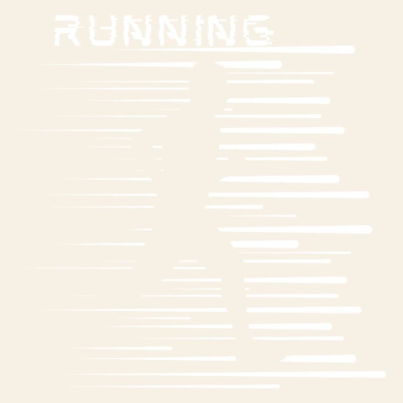 Courir, facile, actif, courir, rayures cool