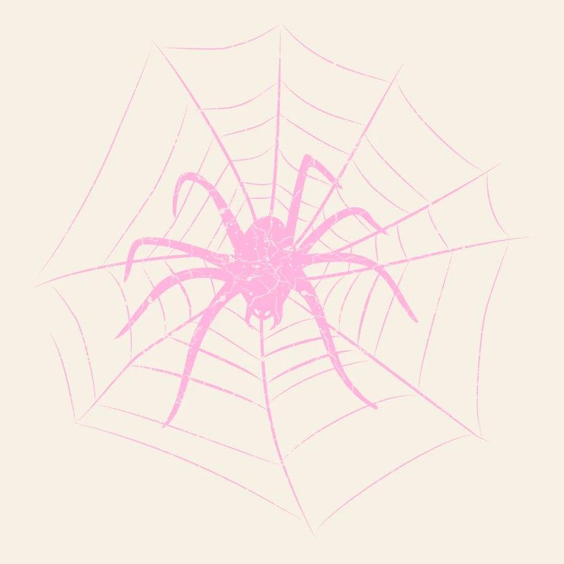 Spinne im Netz Halloween