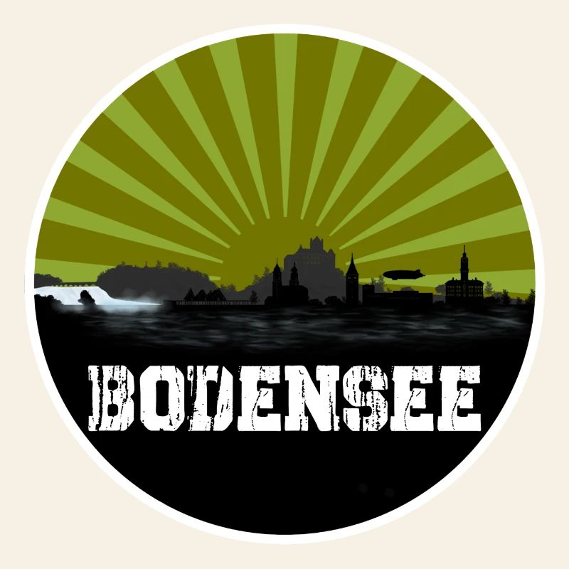 Bodensee Retro Skyline