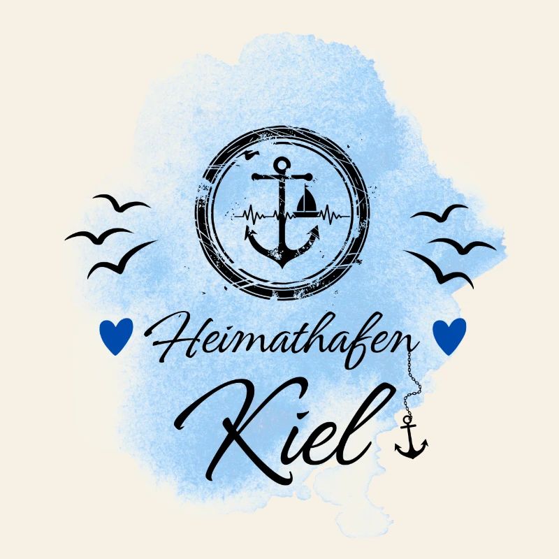 Kiel Liebe Heimathafen mit Anker
