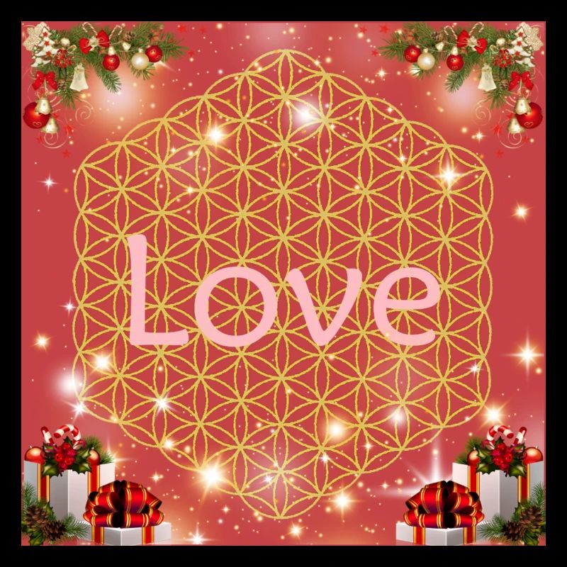 Blume des Lebens Liebe Weihnachten Geschenke