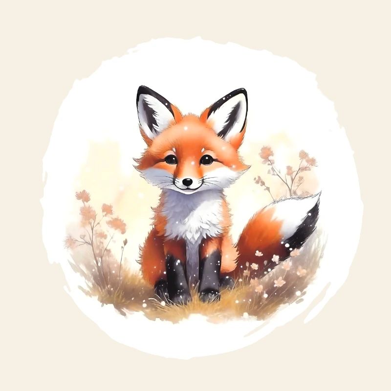 Aquarelle de renard
