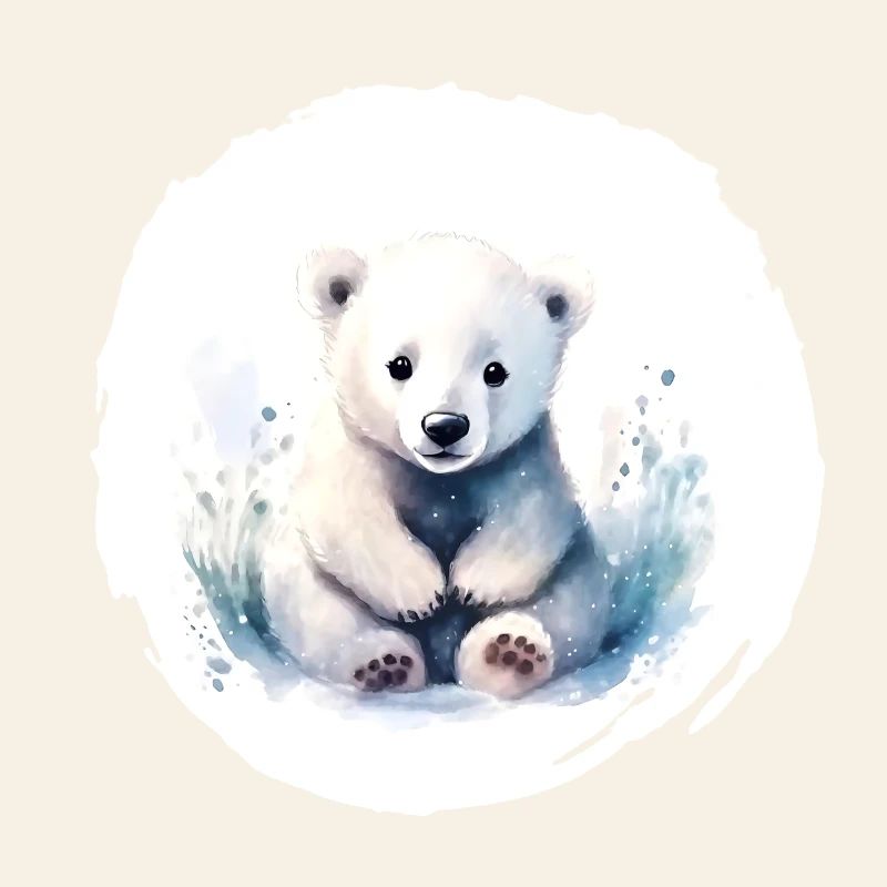 Polar Bear Watercolor