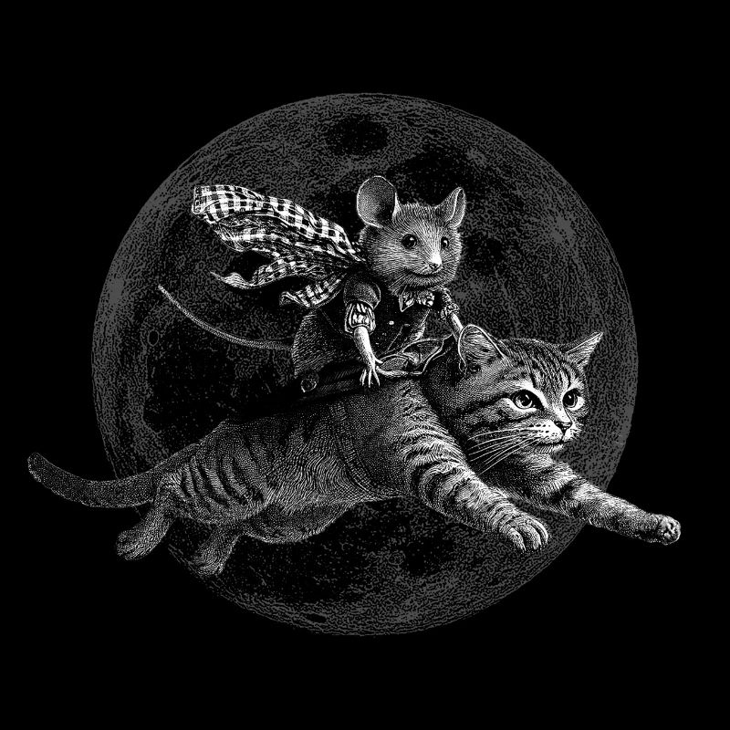 True Moon Love – Maus fliegt mit einer Katze