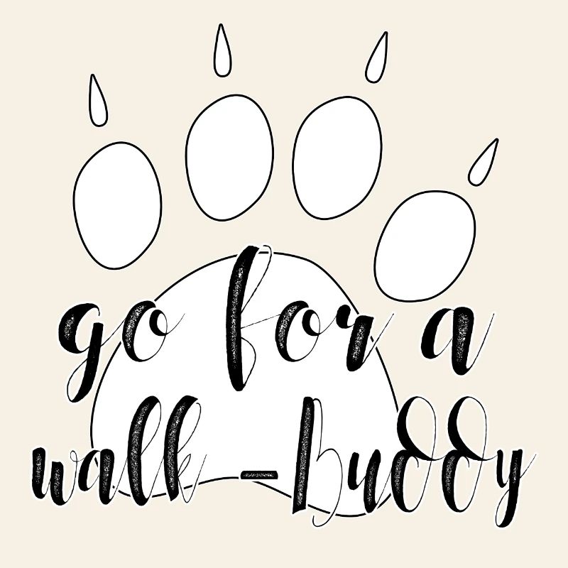 Go for a Walk Buddy – Conception de chien