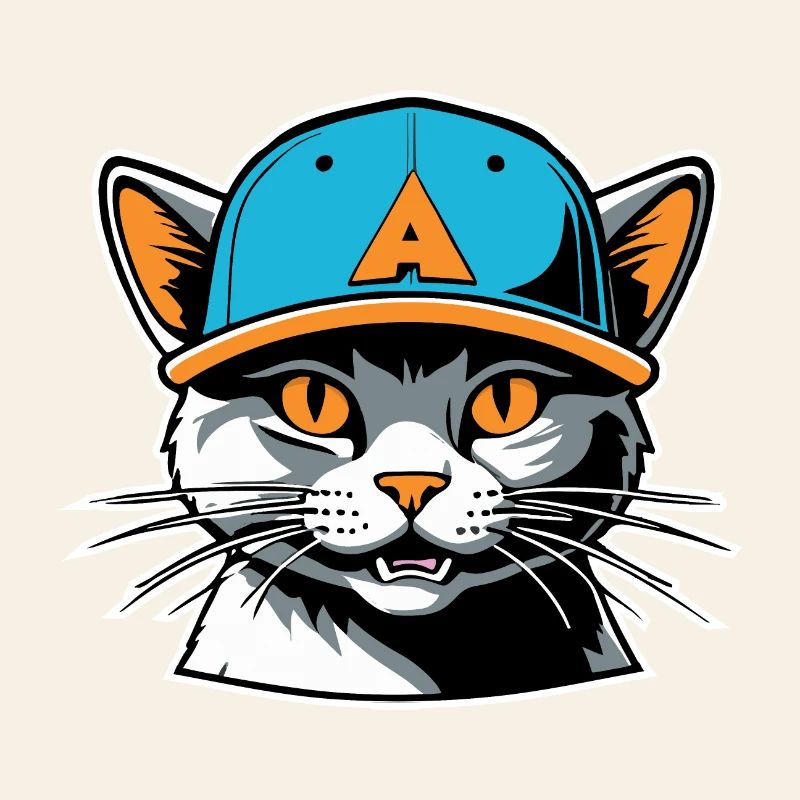 Chat dans un chapeau