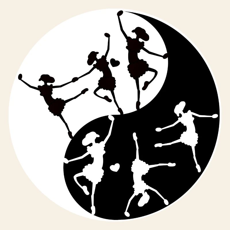 Ballet Dancing Yin Yang