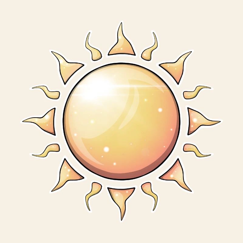 Rayonnant Sunburst Nature Design