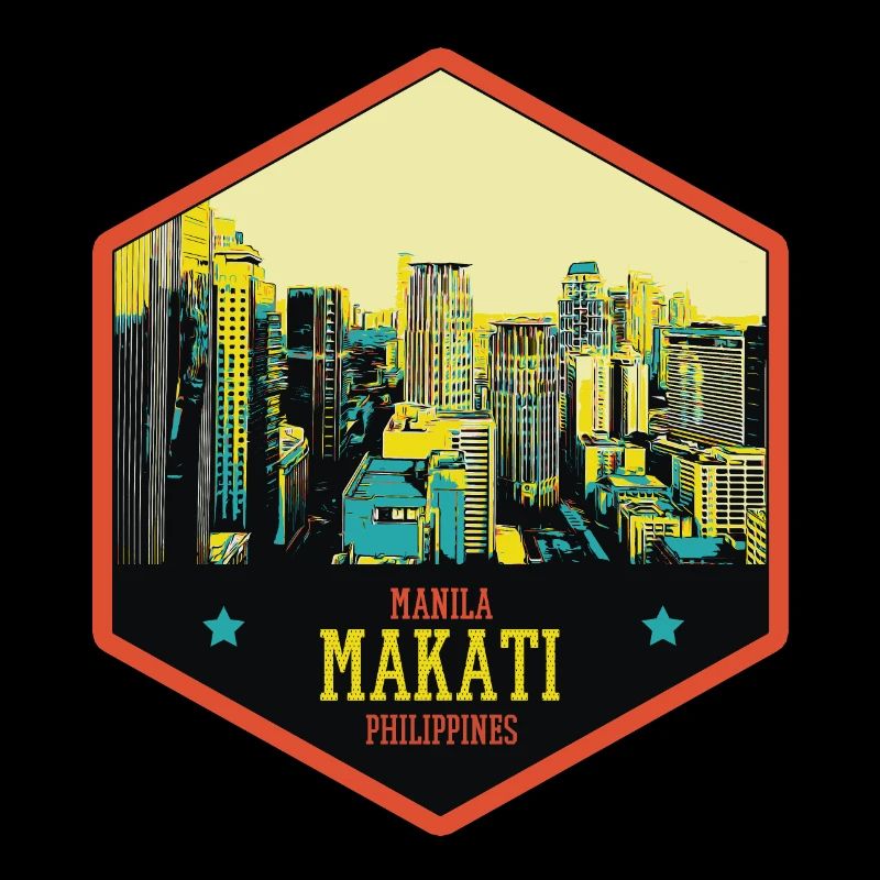 Skyline Éclatant : Makati, Manille, Philippines