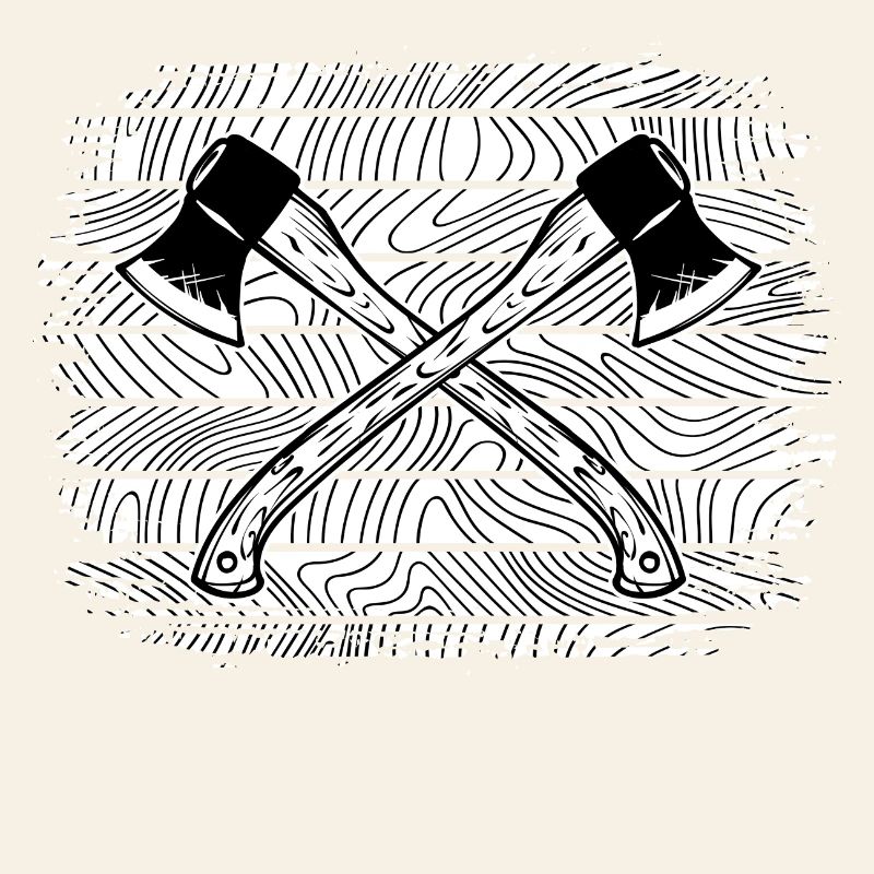 hache, bûcheron, menuiserie, menuiserie, menuiserie, forestier,