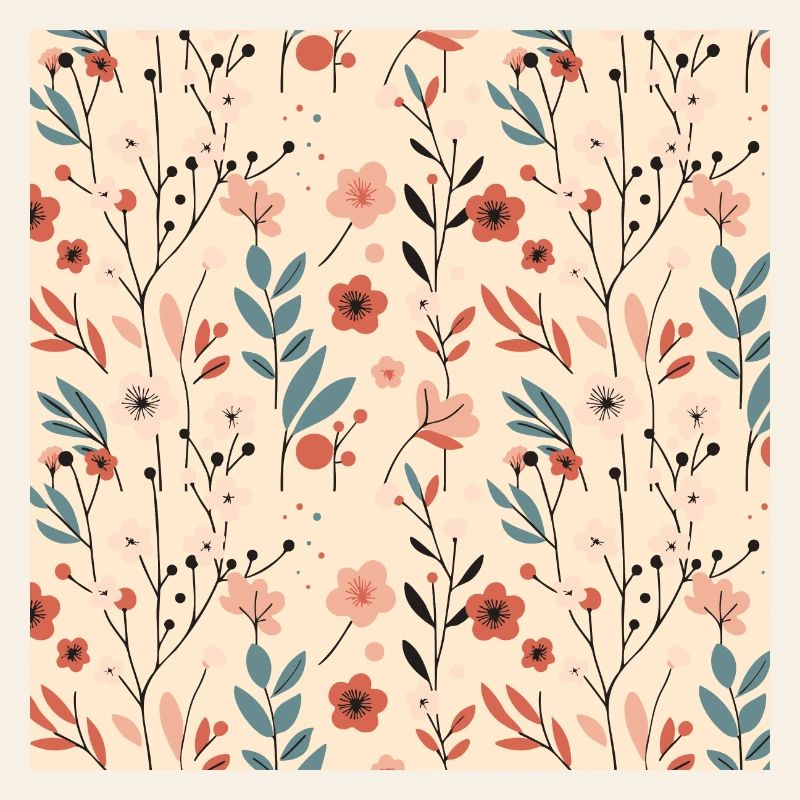 Floral Floral Pattern Spring Summer Flowers 2