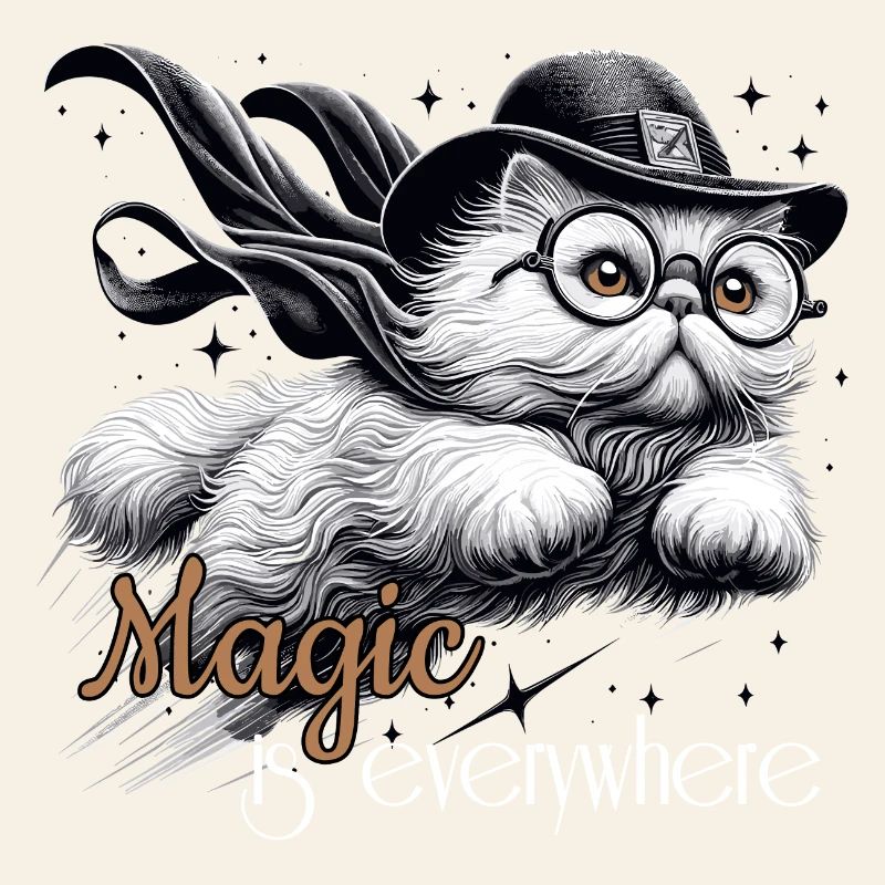 Magic Persian White Persian Cat Gift