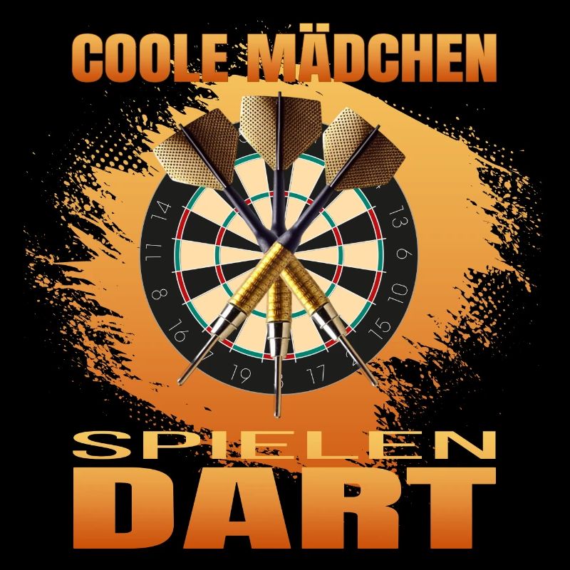 Coole Mädchen spielen Dart