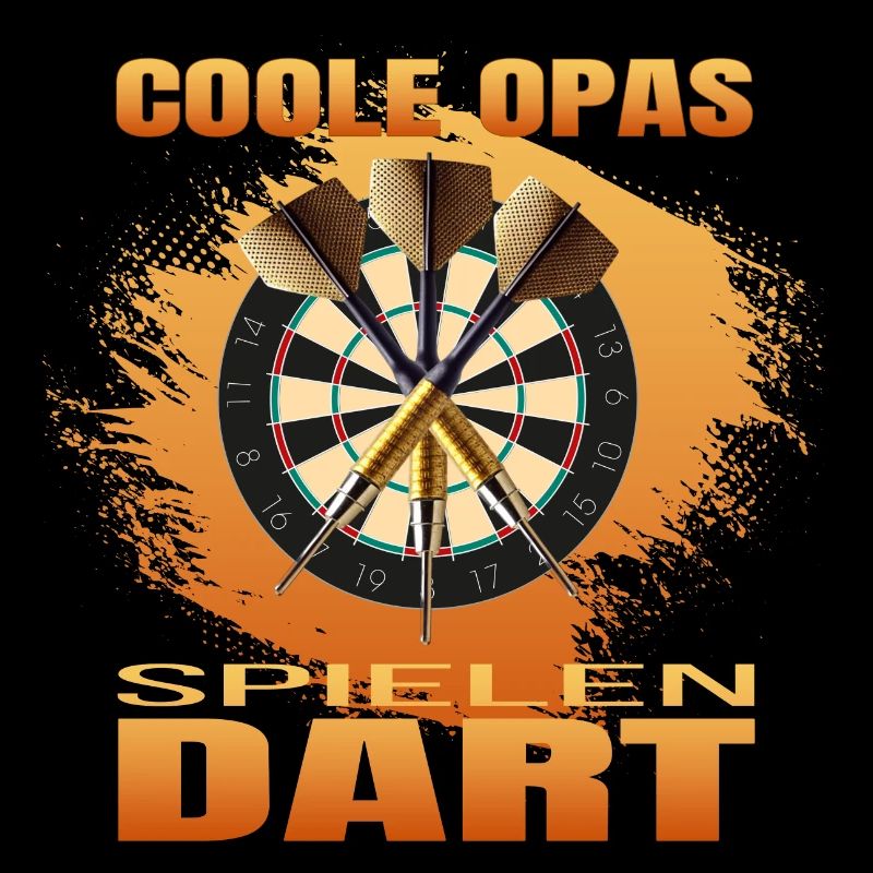 Coole Opas spielen Dart