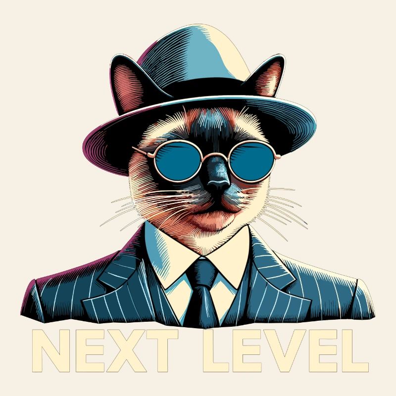Siamese Cat Siamese Cat Next Level Suit Gift