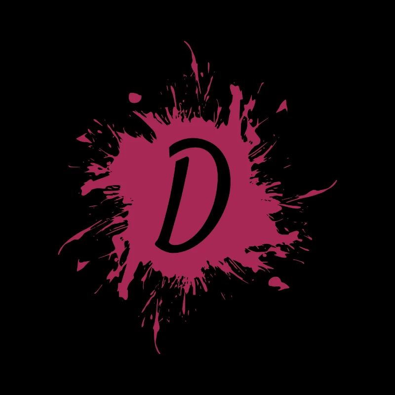 Letter D - initial letter D