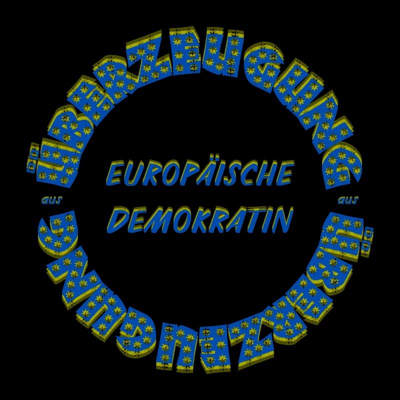 European Democrat by Conviction Circular Text