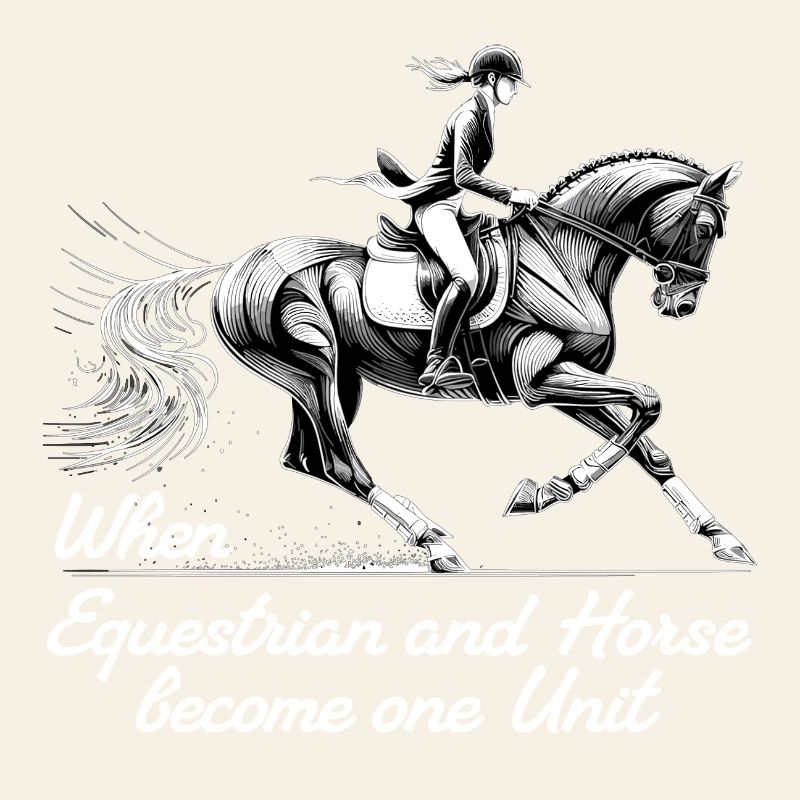 Cadeau d’unité de cheval de cavalier