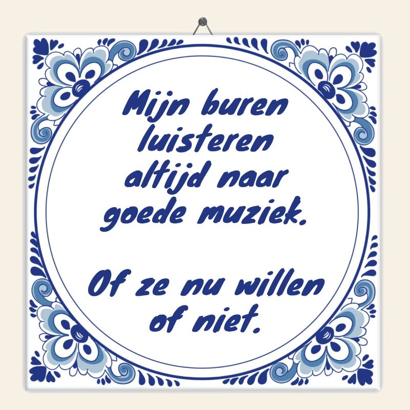 Neighbors always listen to #