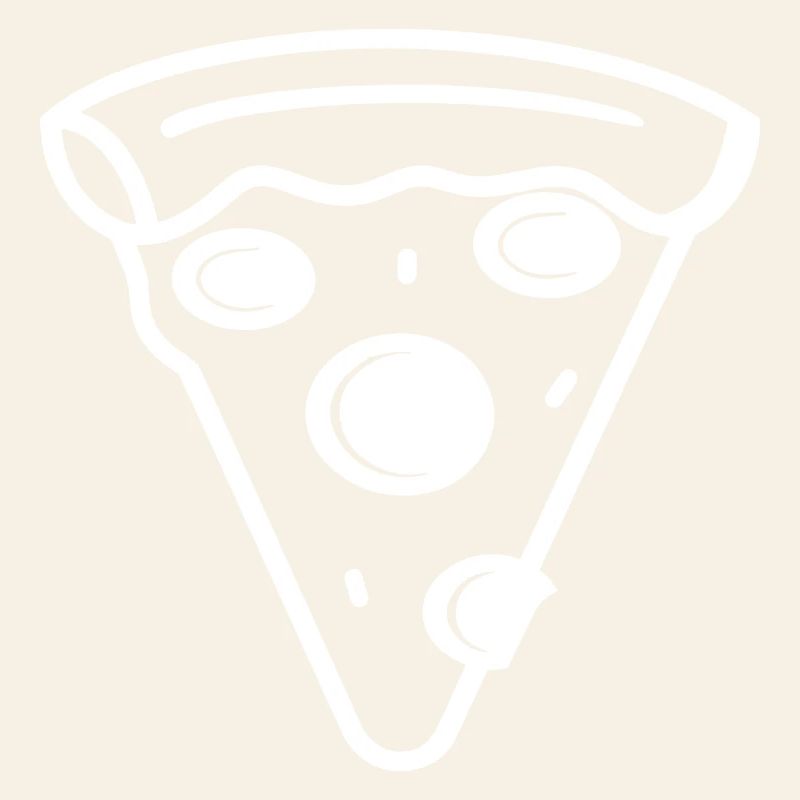 Pizza Slice Line Art