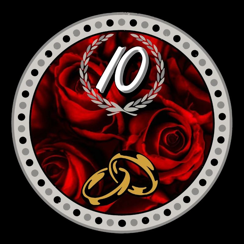 Noces de Rose,10 Ans,Anniversaire de Mariage (25)