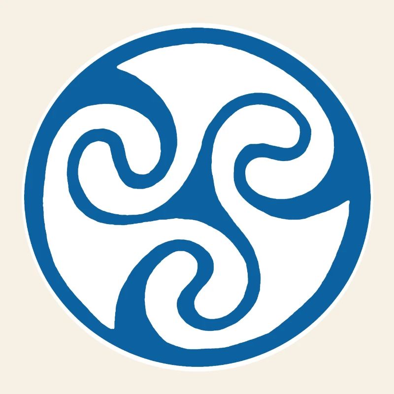 Blue Celtic symbol