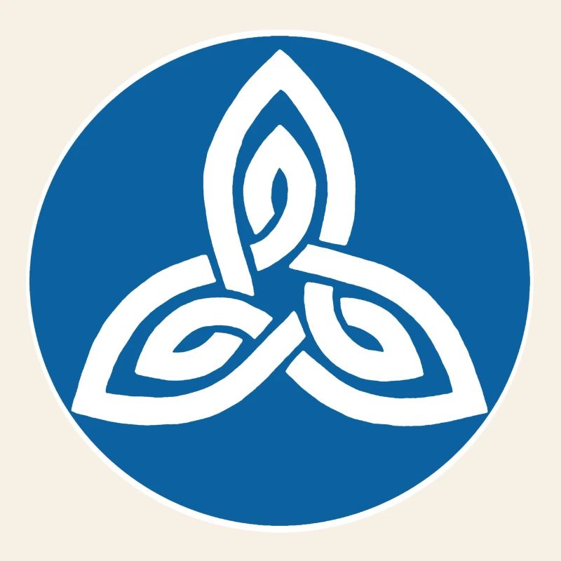 Blaue keltische Blume