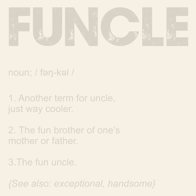Foncle Typography Tee Design
