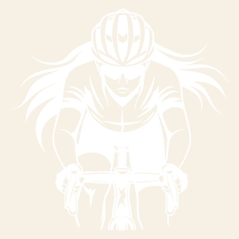 Female cyclist Drawing