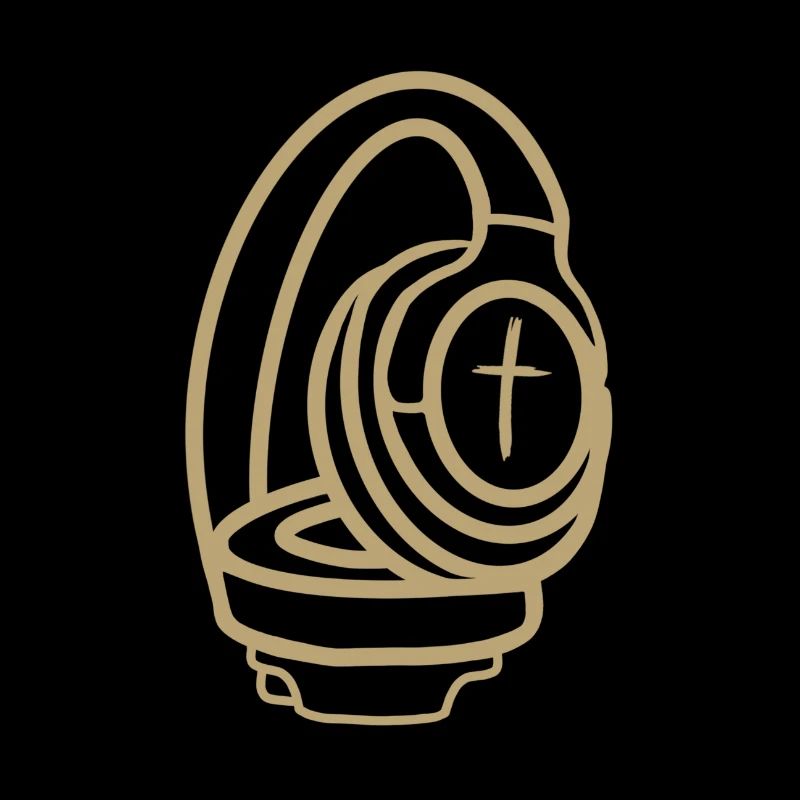 Kopfhörer mit Kreuz