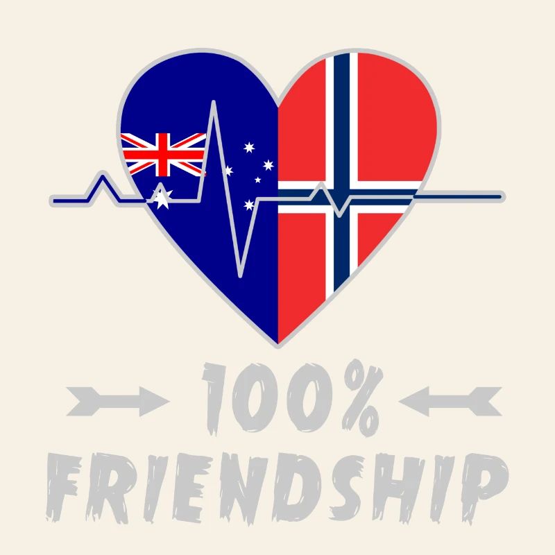 Australia and Norway 100% friendship
