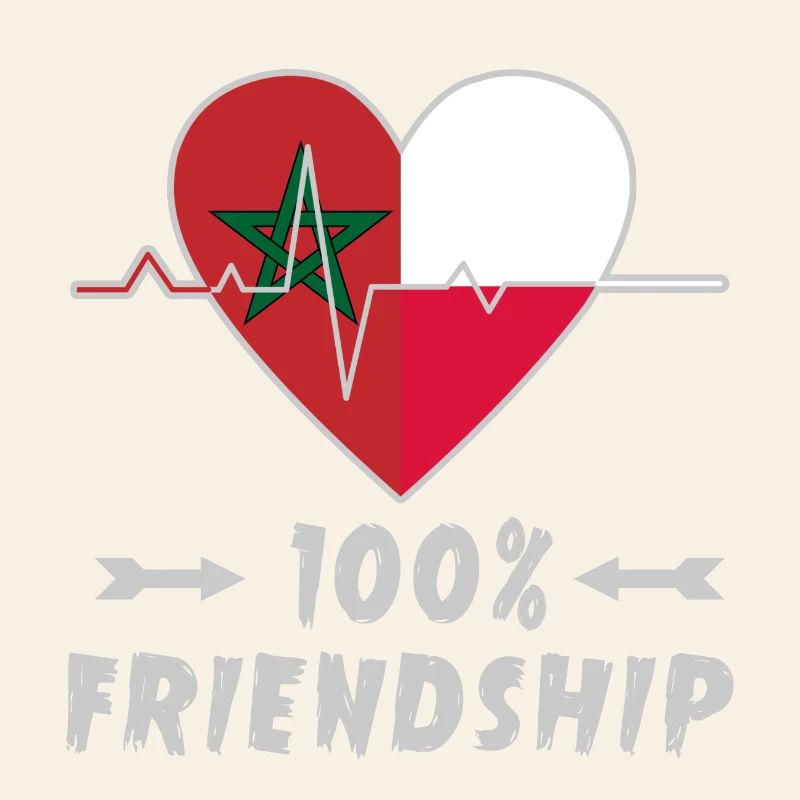 Marokko und Polen 100% Freundschaft