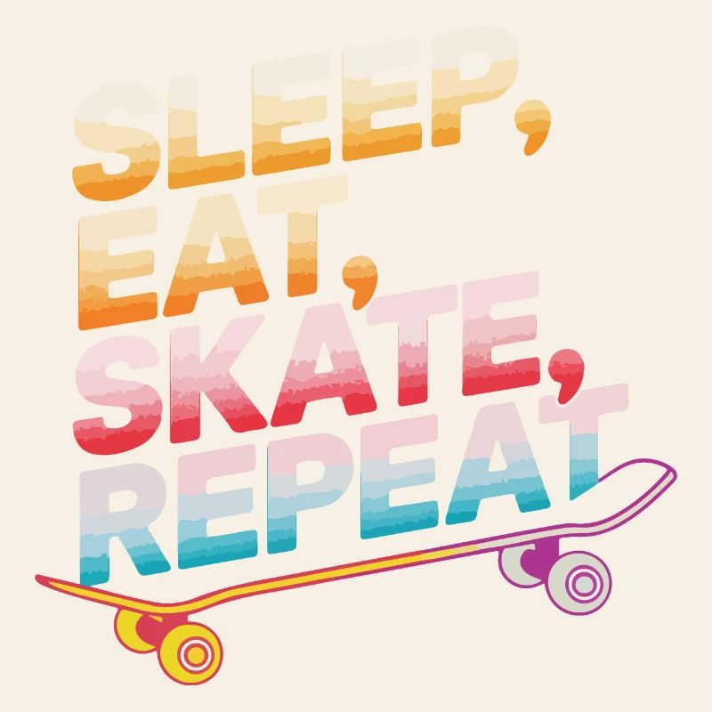 Dormir, manger, patiner, répéter