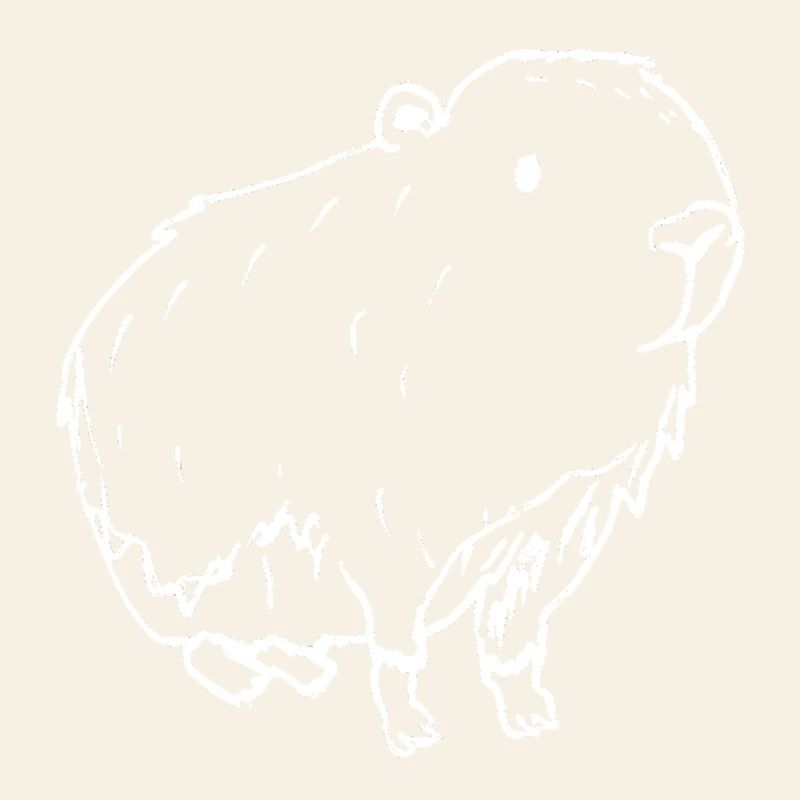 Blanc abstrait de Kapybara