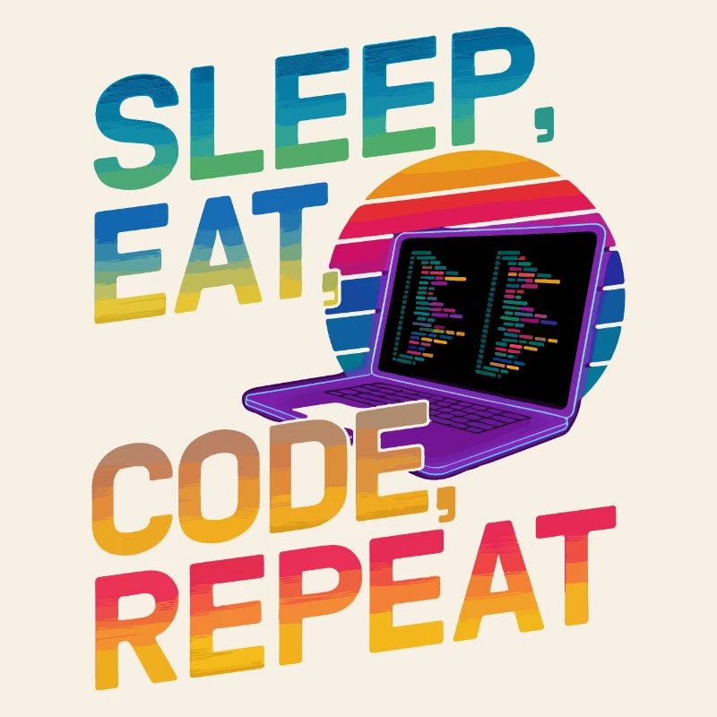 Sleep Eat Code Repeat Gift pour Coder