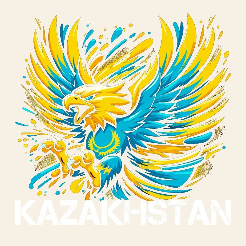 Kazakhstan aigle drapeau drapeau Cool Gift