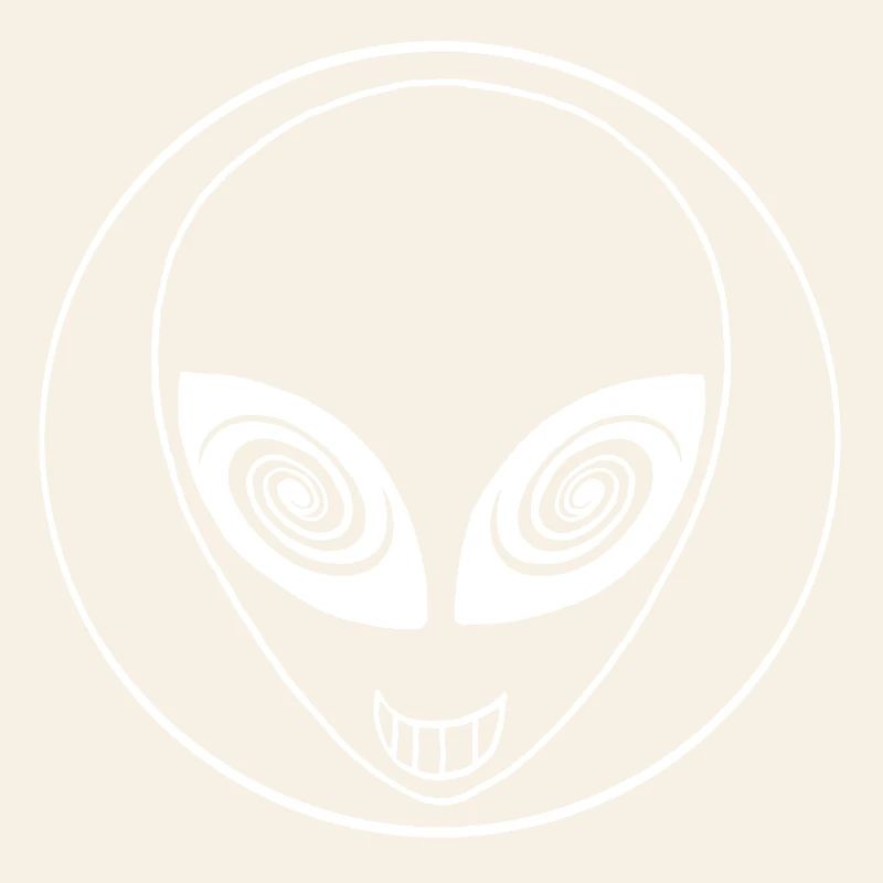 Extraterrestre blanc et galaxie