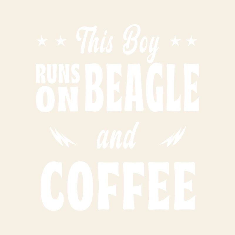 Ce design de café Beagle pour garçon