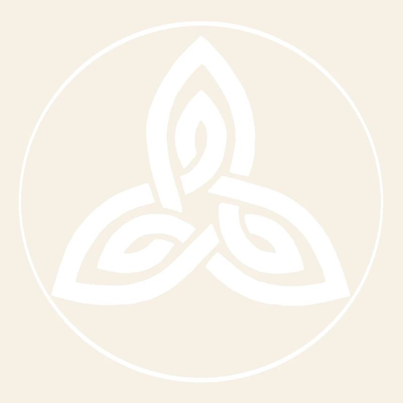 Fleur celte blanche