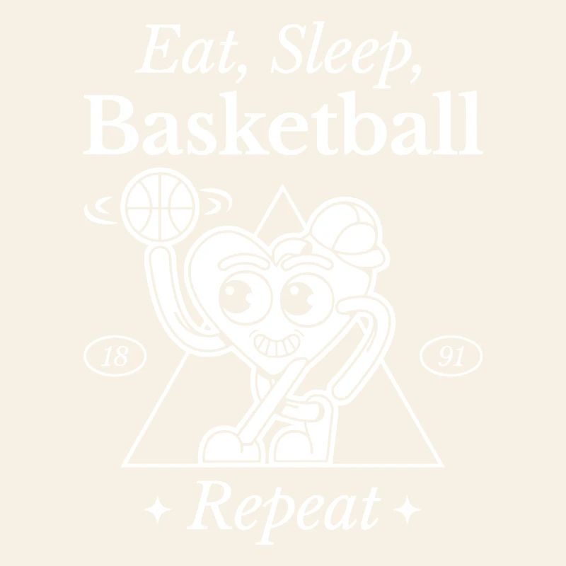 Basketball-Herz-Design