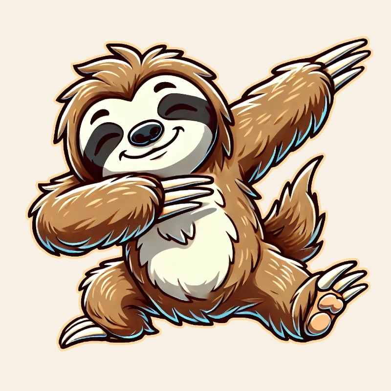 Dabbing Sloth Dab Dancing Gift Gift Idea