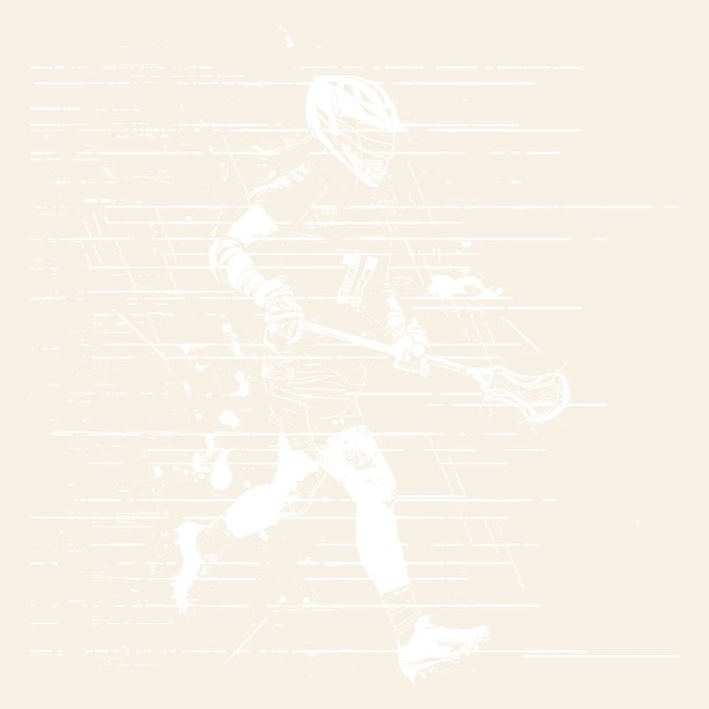 Lacrosse Player Drawing