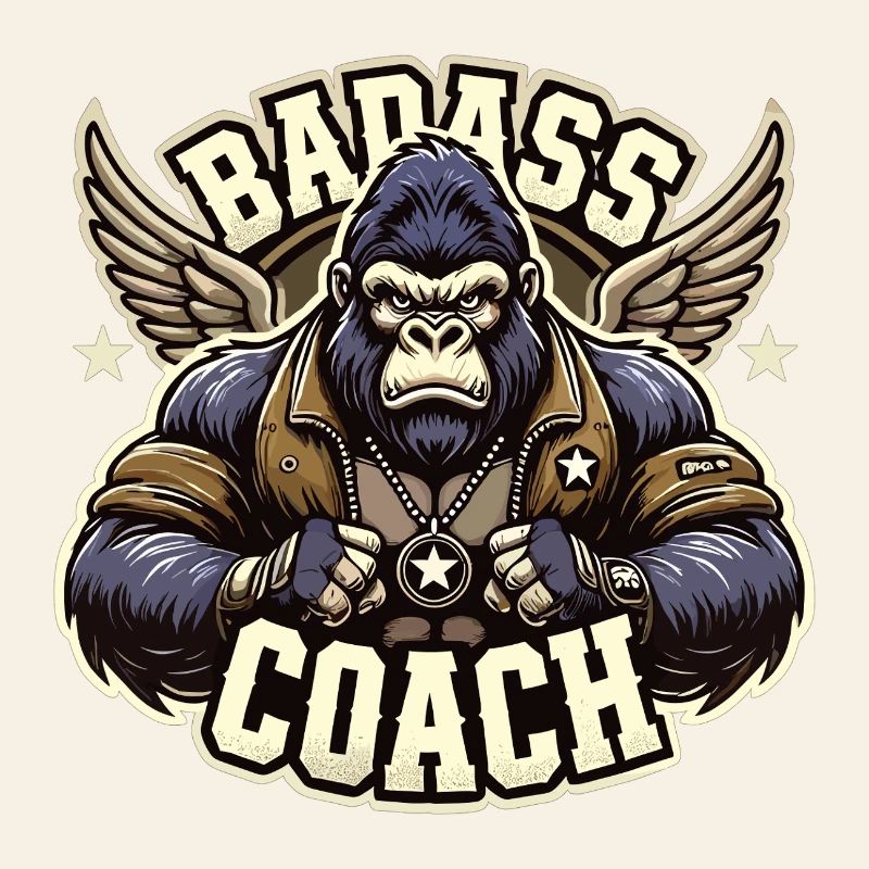 Badass Trainer Coach Gorilla Gift