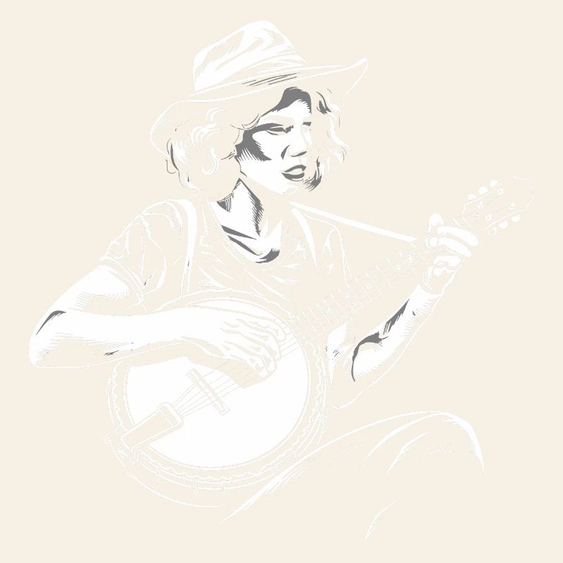 Banjo Player Sketch
