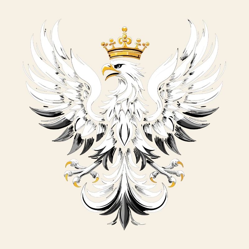 Polska Eagle Pole Polonais Aigle Blanc Cadeau