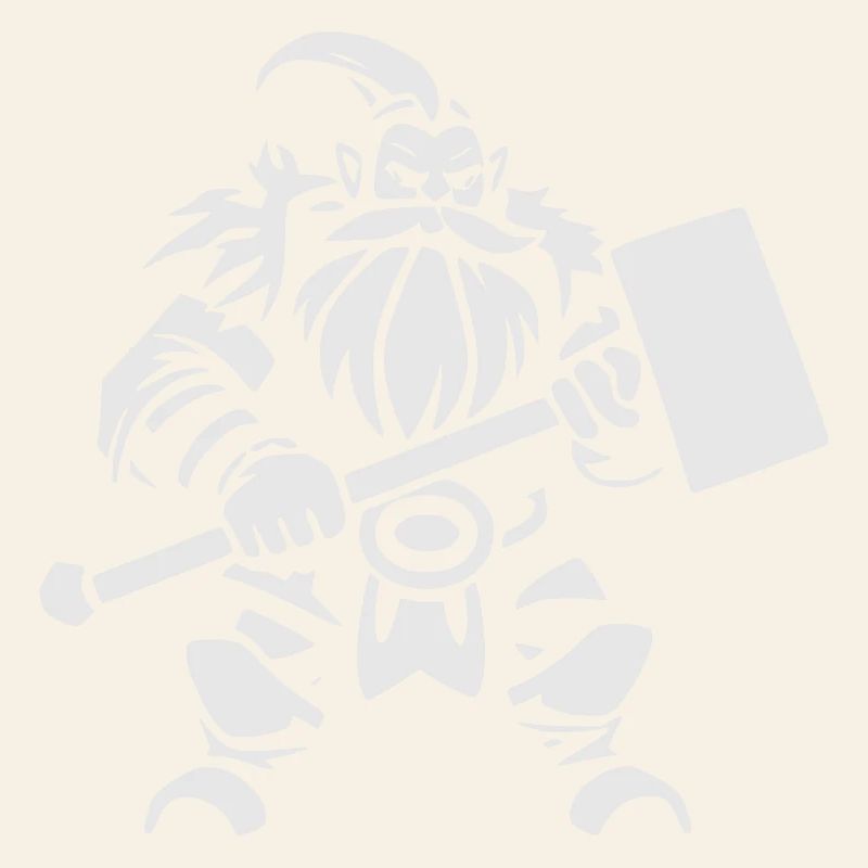 Dwarf Warrior With War Hammer