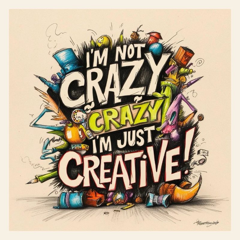 I'm not crazy, I'm just creative